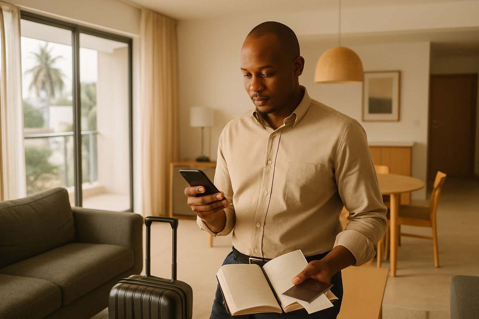 Adult preparing thoughtfully for a discreet date in Greater Accra