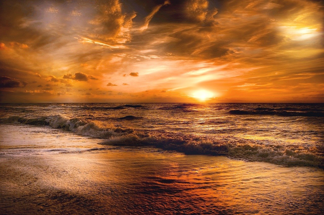 sunset, beach, sky, dusk, nature, evening, landscape, clouds, sea, scenic, twilight, sunset, sunset, sunset, beach, beach, be