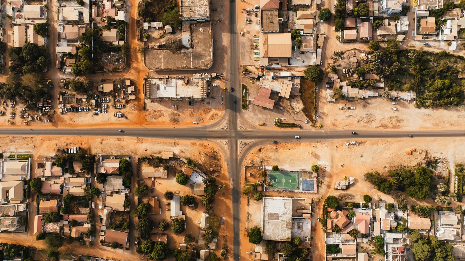 Quiet residential street in Ashaley Botwe, Greater Accra Region