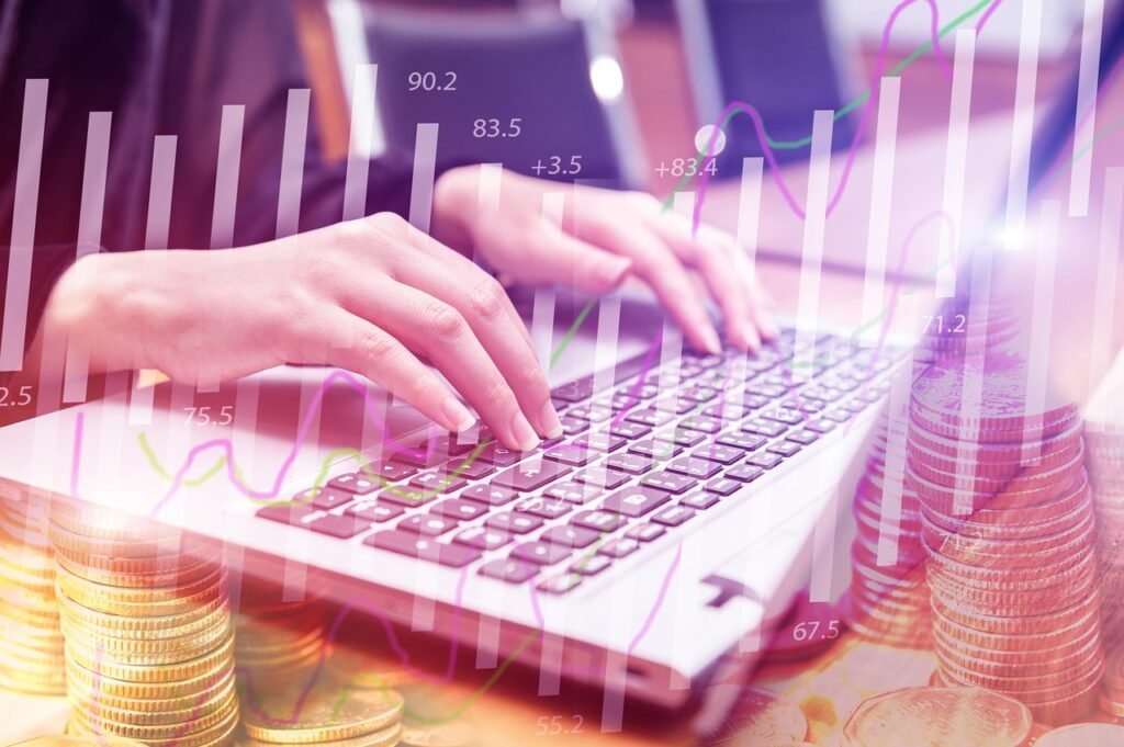 hand, type, keyboard, money, finance, business, table, wood, typing, technology, laptop, internet, computer, person, office,