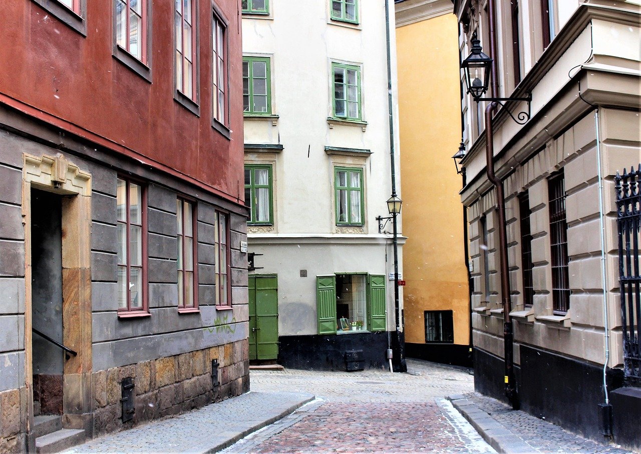 street, architecture, old, city, house, facade, buildings, window, alley, outside, historically, stone house, picturesquely,