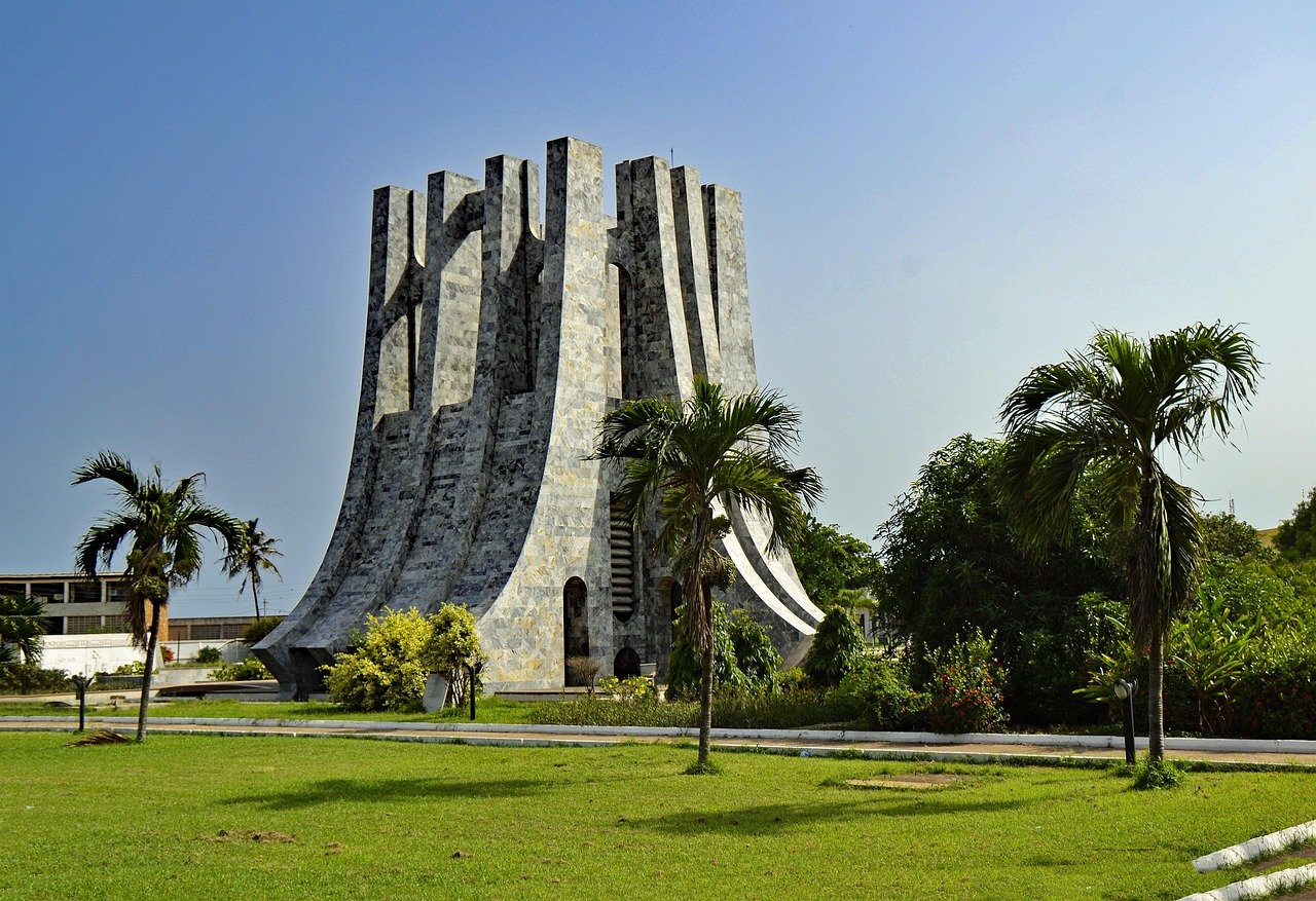 accra, ghana, west africa, africa, monument, amusement park, places of interest, jamestown, kwame nkrumah memorial park, accr