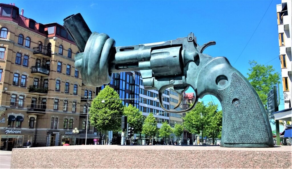 gothenburg, sweden, scandinavia, avenue, city, city view, art, works of art, nature, peace monument, peace, monument, archite