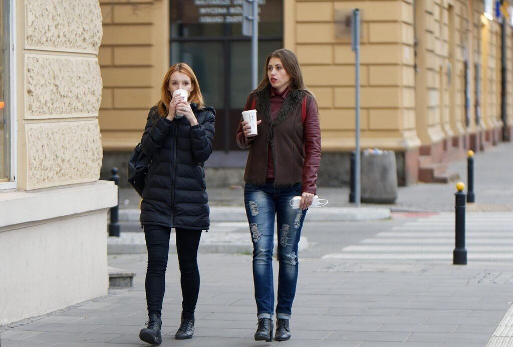 women, walking, city, city life, everyday life, sidewalk, street, urban, women, everyday life, everyday life, everyday life,