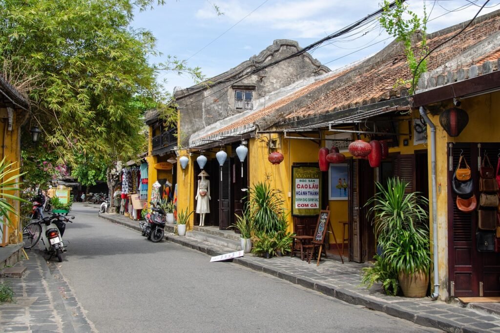 hoi an, vietnam, south-east asia, old town, street, unesco, historic, historic town