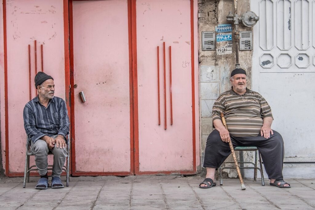 men, leisure, iran, qom, people, old men, senior, asian, street, sitting, street style, men, iran, iran, iran, iran, iran, pe