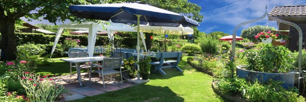 fixed, garden, nature, celebration, summer, party, garden party, birthday party, chair, table, garden furniture, warm welcome