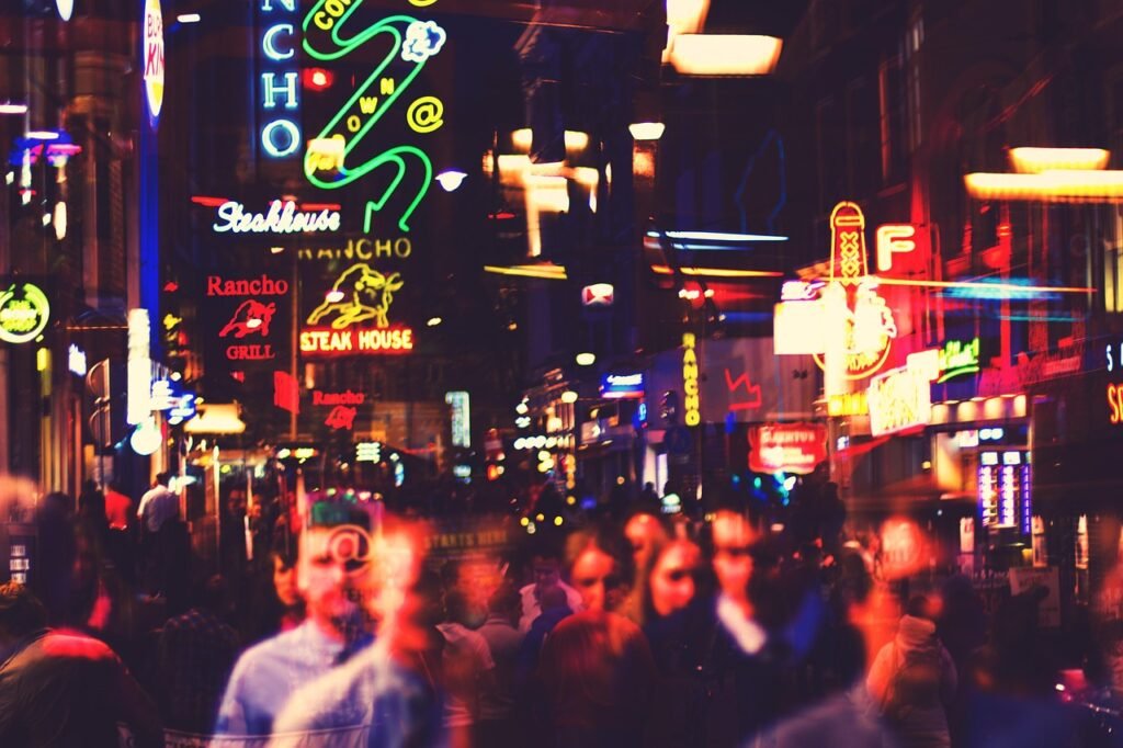 amsterdam, city, light, lights, neon, neons, people, signs, street, streets, urban, walking, amsterdam, amsterdam, amsterdam,