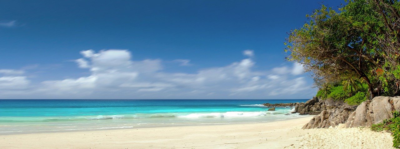 seychelles, beach, panorama, sea, ocean, seascape, shore, seashore, coast, coastline, shoreline, holiday, water, paradise, sa