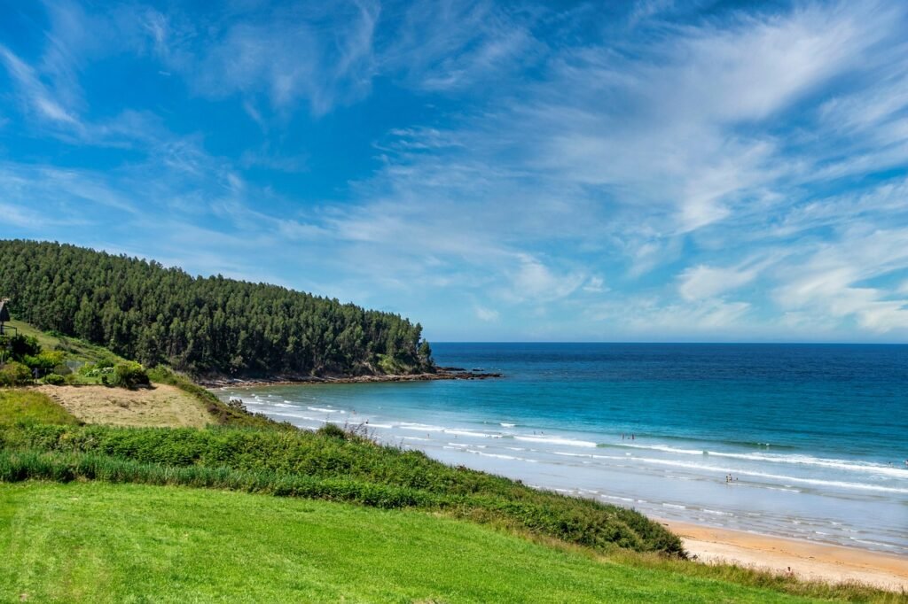 nature, beach, outdoors, exploration, sea, ocean, landscape, sky, clouds, asturias, travel, beach, sky, sky, sky, sky, sky