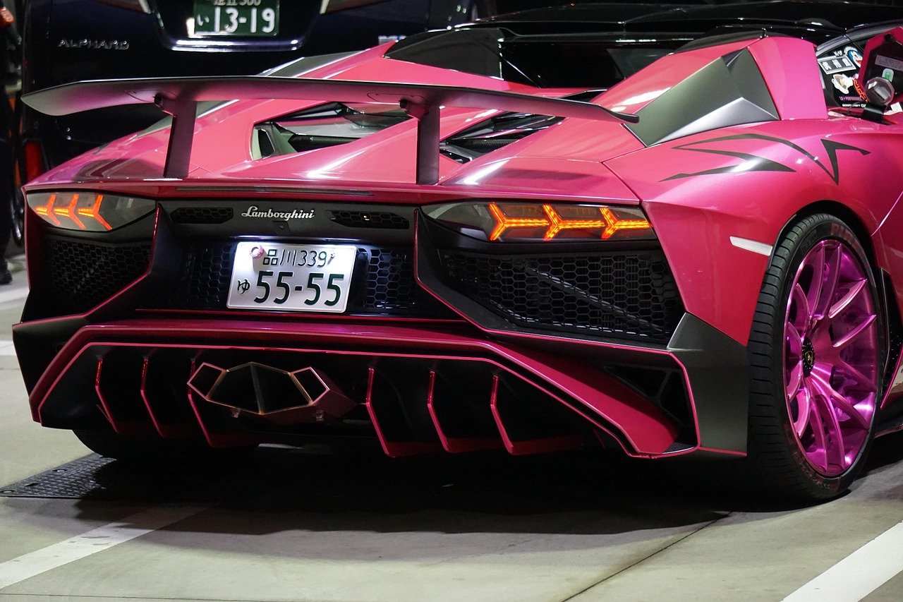lamborghini, tokyo, street car, night, pink, tuning, japan, lamborghini, lamborghini, lamborghini, lamborghini, lamborghini