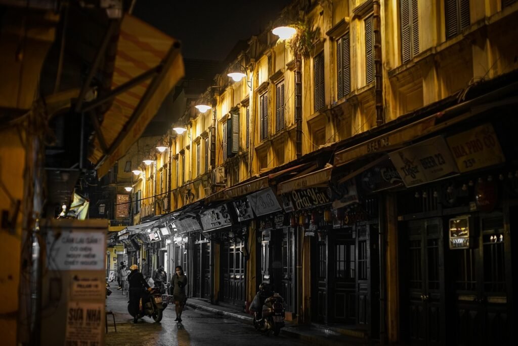 city life, hanoi, night, buildings, street, everyday life, vietnam, asia, alley, city life, hanoi, hanoi, hanoi, hanoi, hanoi