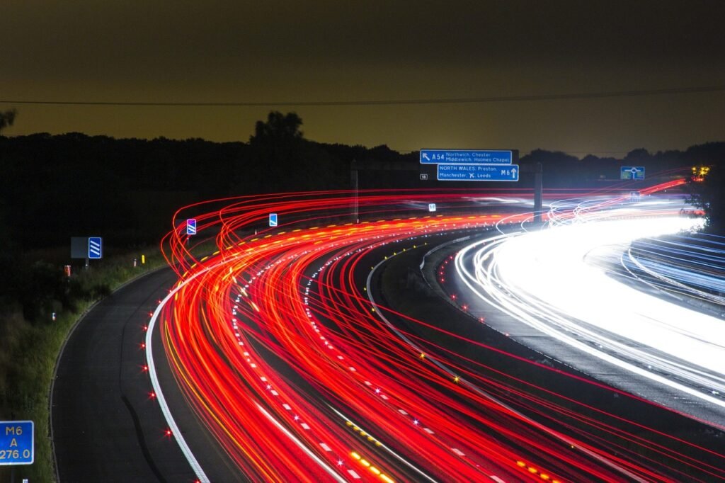 traffic, highway, lights, night, speed, road, long exposure, light, motion, cars, street, traffic, traffic, traffic, traffic,