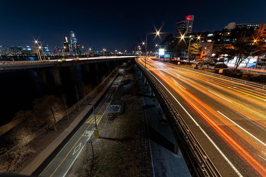 han river, night view, seoul, korea, bridge, night, seoul night view, light, republic of korea, street lamp, tourism, city, i