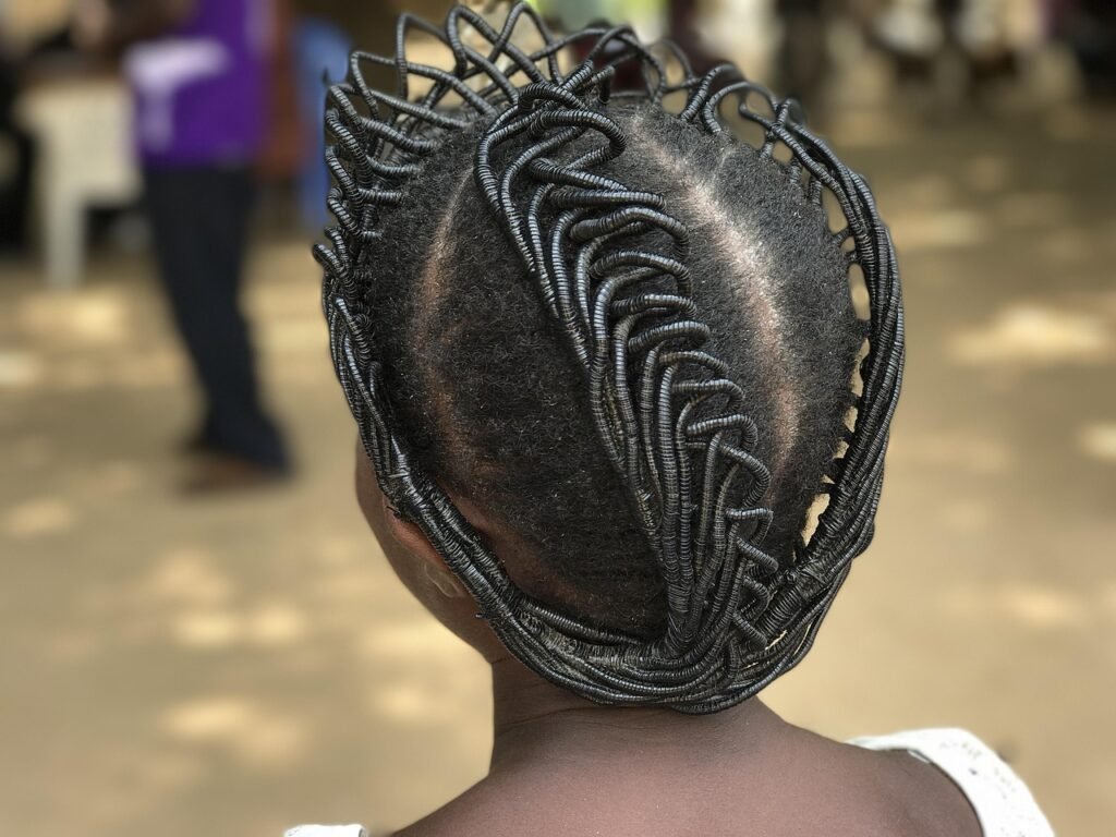 african woman, ghana, hairstyle, fashion, hair, portrait