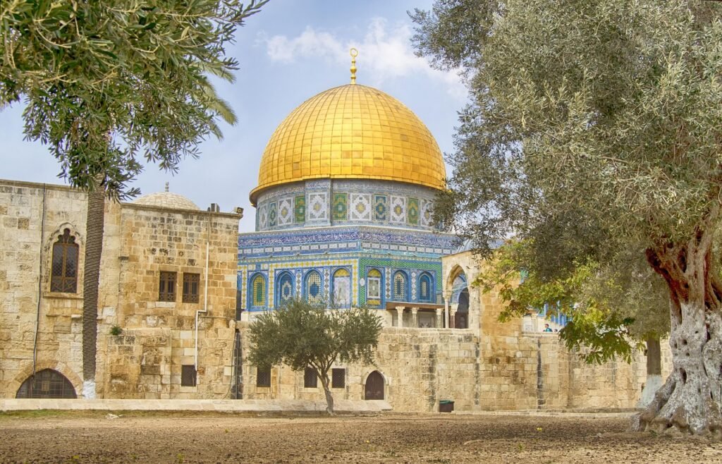 jerusalem, dome of the rock, islam, israel, mosque, temple mount, holy site, religion, gold dome, jerusalem, jerusalem, jerus