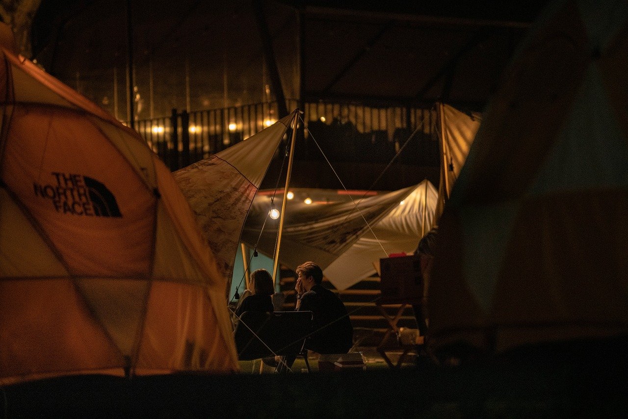 camping, tent, friend, night, adventure, campfire, nature, travel, landscape, outdoor, summer, recreation, holiday, black tra