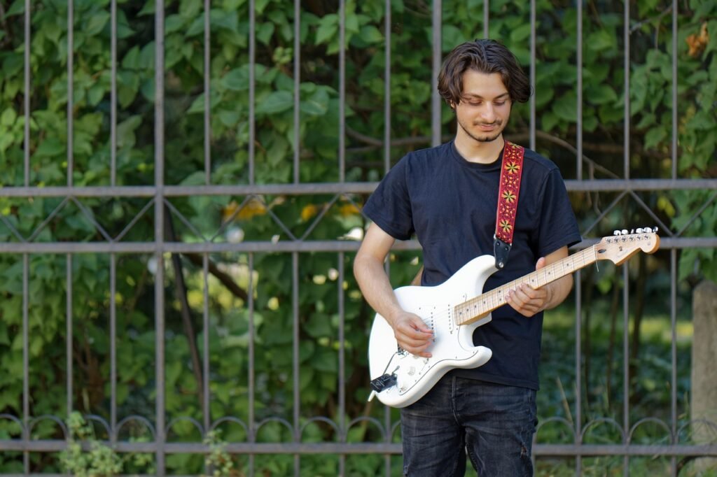 musician, street music, man, person, game, the street, interpreter, urban, busker, attraction, tourism, guitar, electric guit